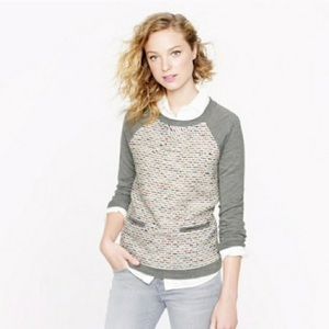 J Crew Tweed Sweater